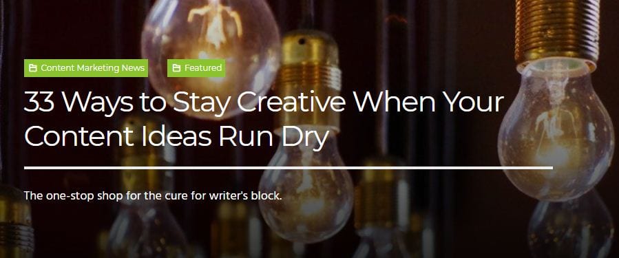 33 formas de mantenerse creativo si tu creatividad se seca
